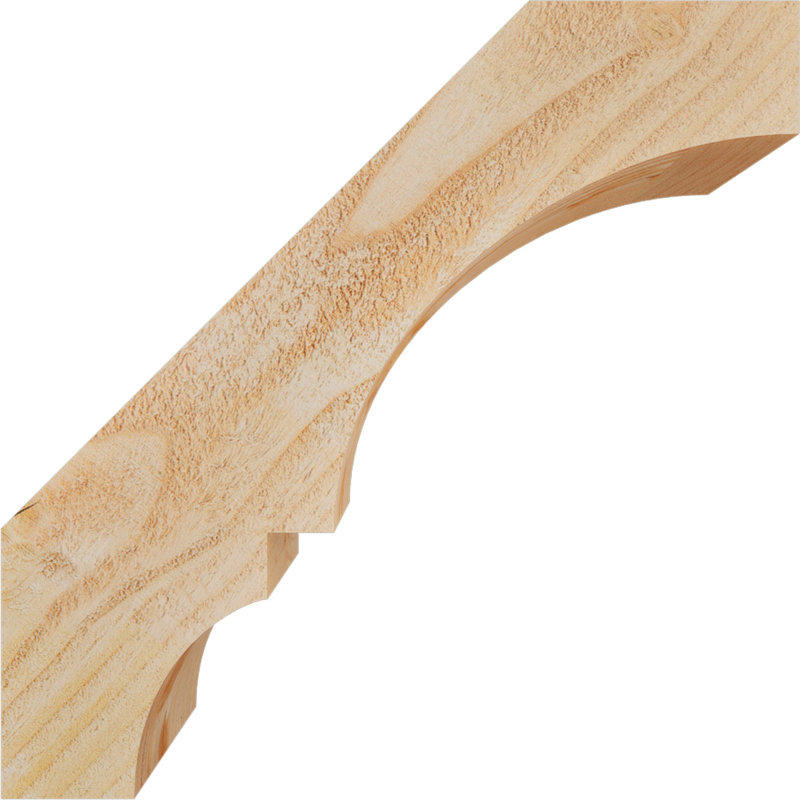 Balboa Knee Brace, Douglas Fir, Rough, 14" H x 4" W x 14" D
