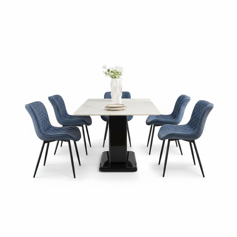 Side Chair in Blue