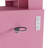 3-Color LED Vanity Mirror With Stool, Pink Dressing Table For Bedroom, 2 Drawers & 5 Storage Cabinets (4 Open + 1 Hidden), Adjustable Lighting-2020654465