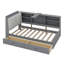 Structure de lit simple avec 2 tiroirs-727367615