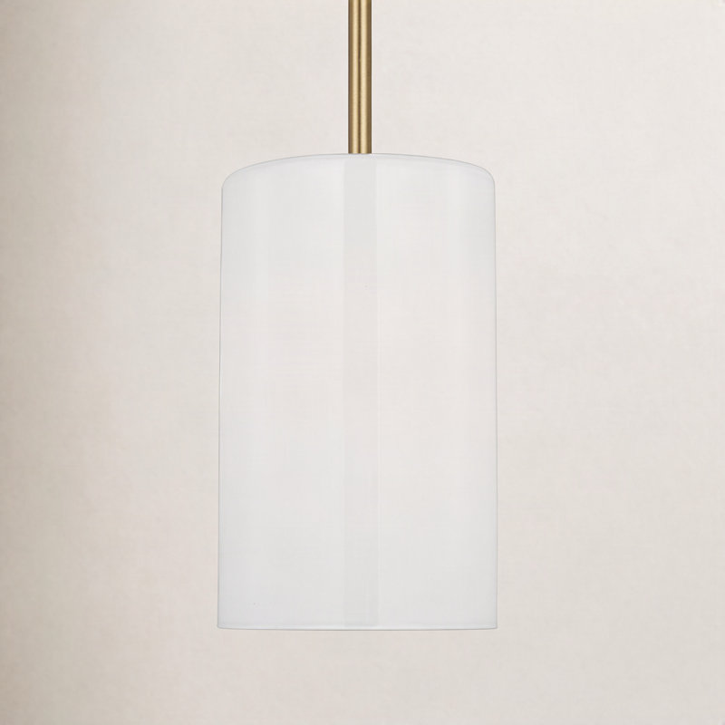 Luminaire suspendu simple à 1 lumière Eliana, Doré, Non