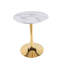 with Stainless Steel Base Dining Table