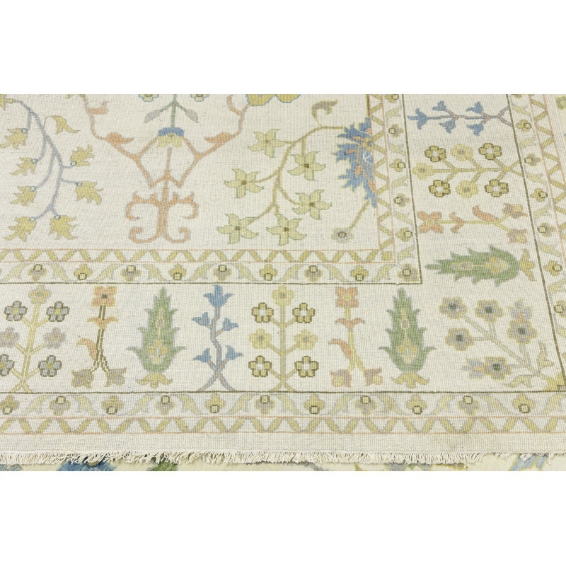 Tapis Oushak Chobi Mute, Rectangle 9 pi 10 po x 13 pi 10 po 