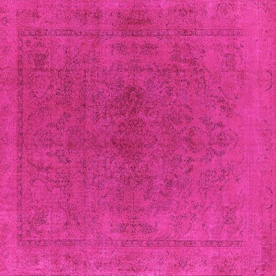 Tapis rose Mid-Century moderne 2250