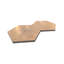 Hexagon Polished Marble Tile,1 box 12 pcs