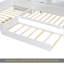 Lit plateforme simple en bois en L avec lit gigogne et tiroir Wood-884089799