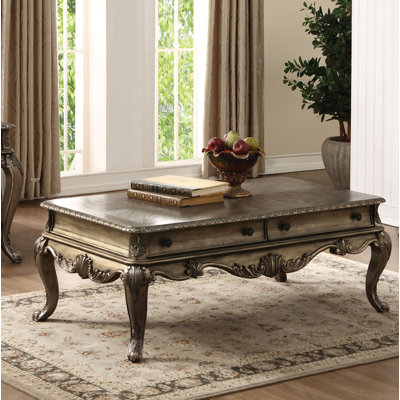 Cha Transitional 54"L Rectangular Sofa Table with 2 Drawers and Bottom Shelf
