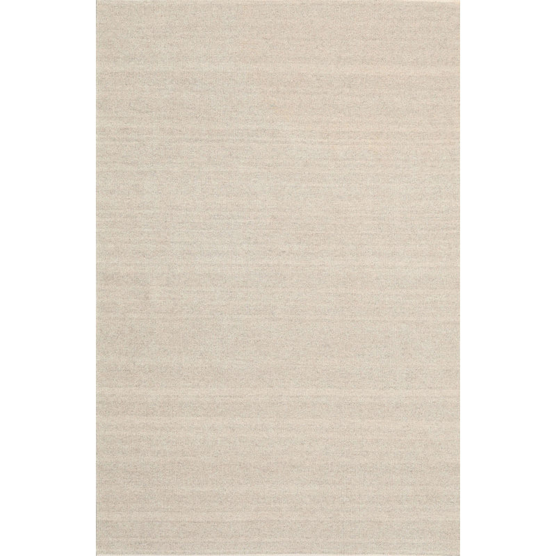 Tapis de la surface crème en laine touffeté à la main Gaia