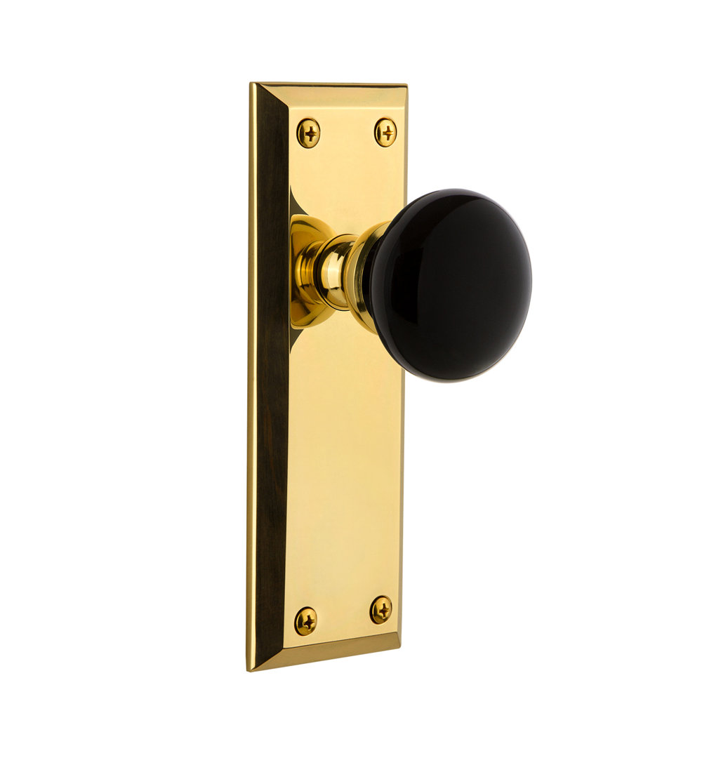 Grandeur Fifth Avenue Plate Passage with Coventry Door Knob Grandeur 