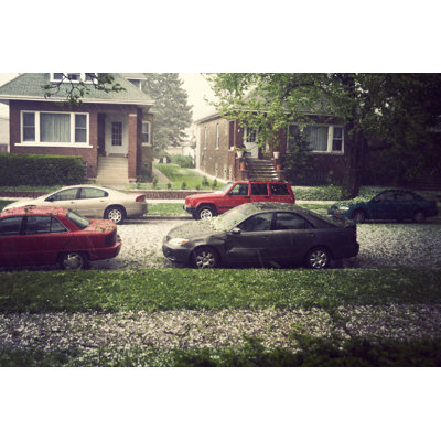 Parked Cars - Photographie sur toile tendue