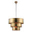 Beatrice 1 - Light Aged Brass Drum Pendant