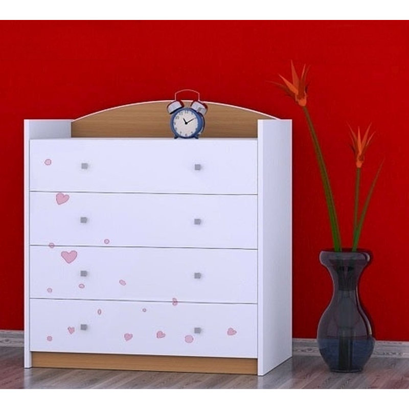 Newfolden Kids 4 - Drawer Chest, Beech