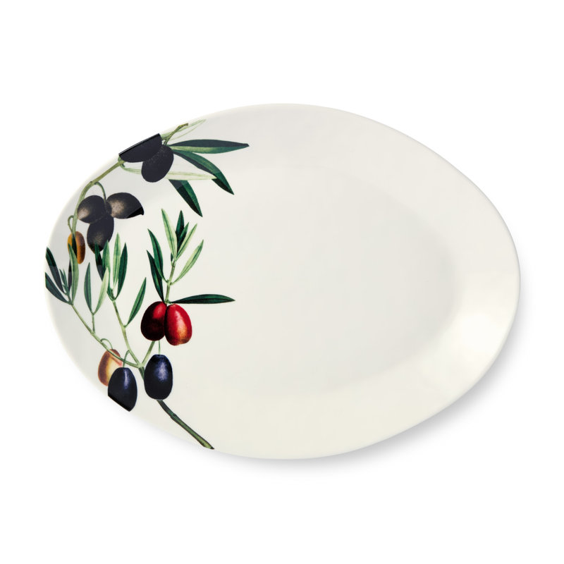 Plateau ovale Olivia 16 po x 12 po