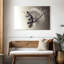 Cheval de dressage blanc-107671313