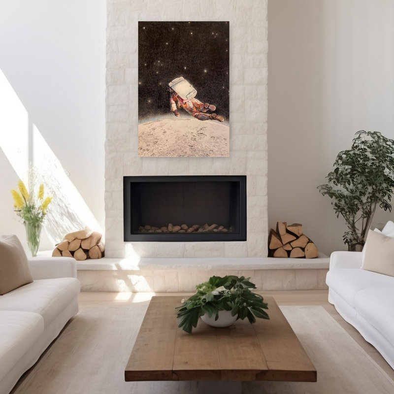 Art contemporain contemporain, paysage contemporain abstrait, H 48 po x l 32 po