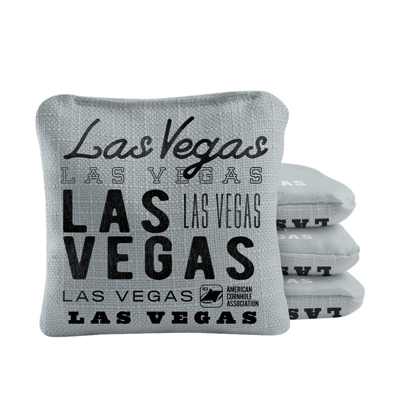Las Vegas Football Vintage Gameday Synergy Pro Cornhole Sacs, Gris
