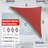 Amgo Right Triangle Sun Shade Sail with Hardware Kit-105238042-105238036