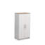 White Wooden Shoe Storage Cabinet, 6 Shelves-707401882