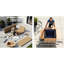 Ensemble pour 6 personnes avec 15 coussins, canapé modulaire 9 pièces, conception modulaire, structure résistante aux intempéries, coussins lavables à la machine, antirouille, housse antirouille