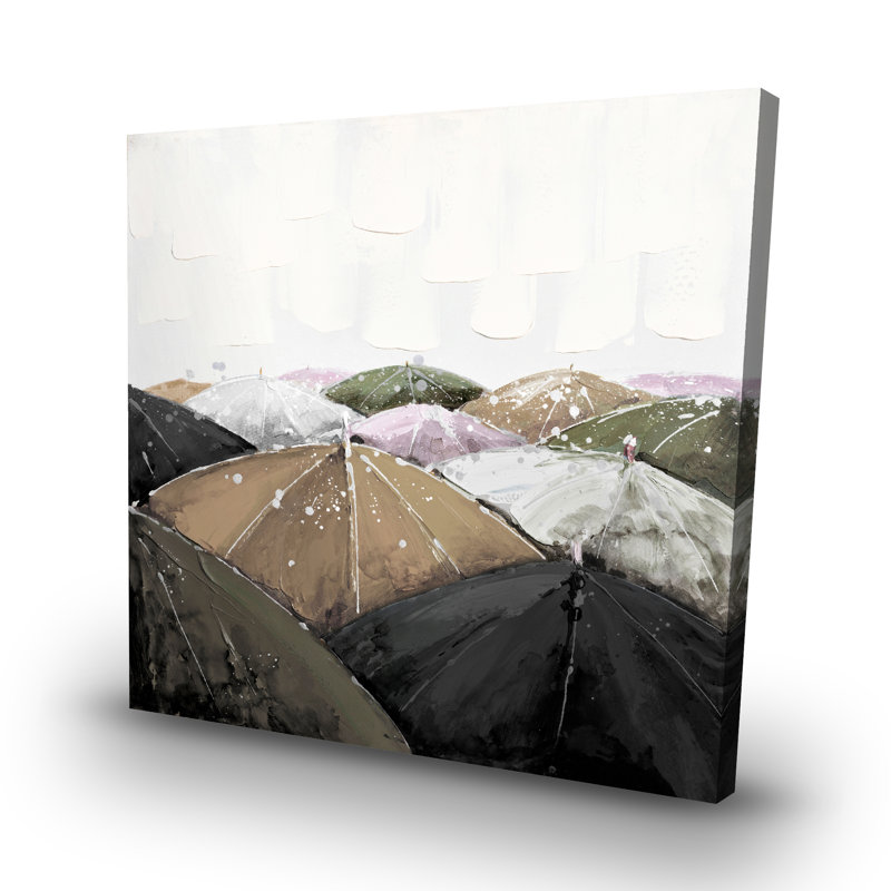 Spring showers - 32"x32" art on canvas