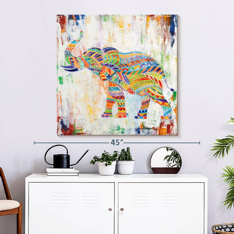 Brampt Magical Elephant, 33" H x 33" W