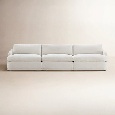 Seadrift 122" Linen Modular Sofa