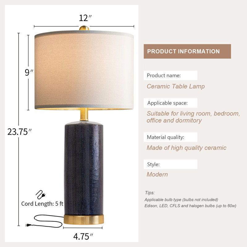 Chantee Ceramic Accent Lamp