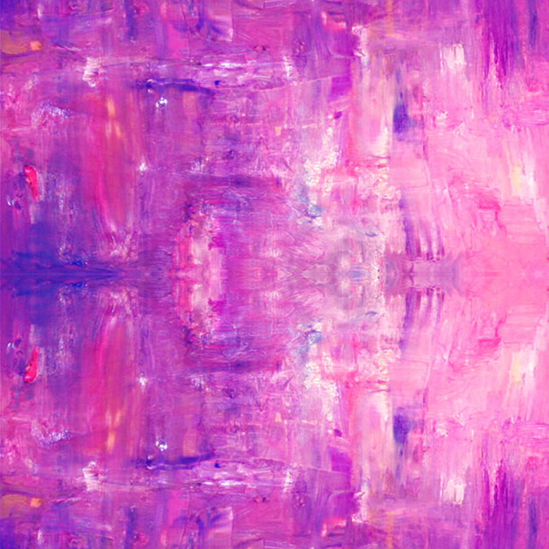 Four Purple Stars Painting by Irina Gorbman, 12" H x 12" W