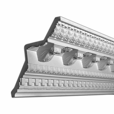 9-13/16 in x 9-15/16 in x 96 in Polyurethane Crown Molding Pro PK 16 LF