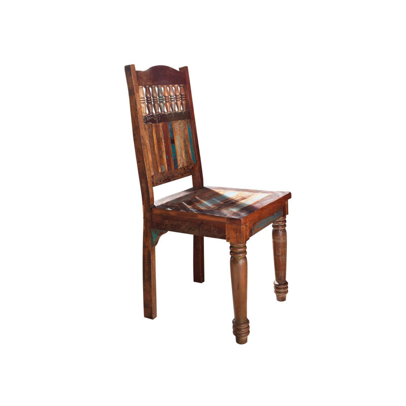Fable 45cm H Solid Wood Slat Back Side Chair