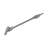 Wrought Iron Spear Tip Rustproof Strap Hinge