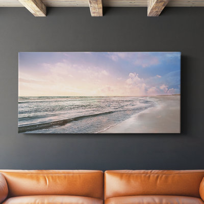 Plage tendue Zoey - Toile tendue avec châssis - Prêt à accrocher