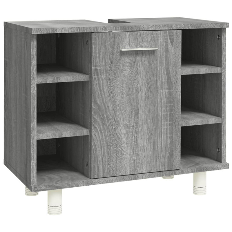 Avrom 60cm Bathroom Vanity Base Only, Grey Sonoma