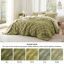 Ensemble d'édredon très grand taille vert olive, ensemble de lit capitonné Boho, literie à carreaux de style Shabby Chic, 3 pièces, 1 édredon géométrique à carreaux et 2 taies décoratives-1960535228-1960535229