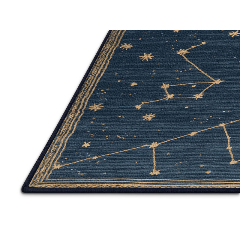 Tapis gris lavable à la machine, Rectangulaire 3 pi x 5 pi