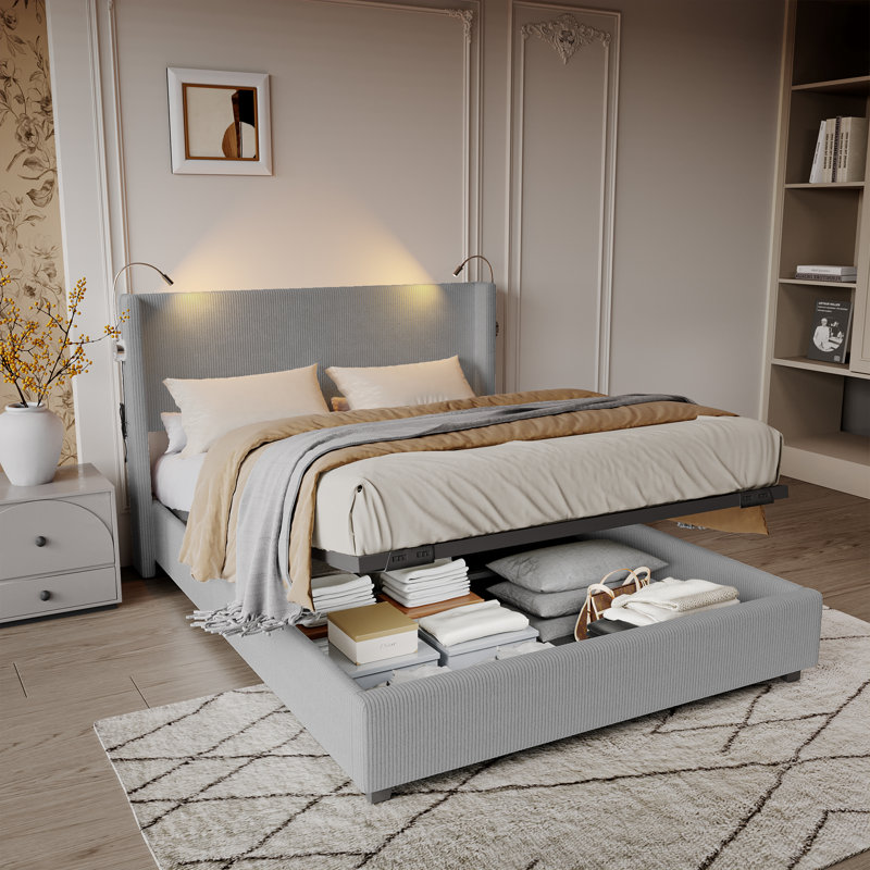Bed, Grey