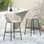 Tabouret de bar d'extérieur en métal Ladd-345855862