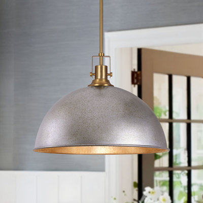 Luminaire suspendu pour îlot de cuisine à 1 dôme 17,7 po Lysander