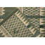 Scandinavian Hand Knotted Wool Geometric Area Rug-330018937