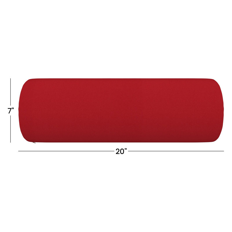Coussin intérieur / extérieur Amala Sunbrella®, Canvas Jockey Red