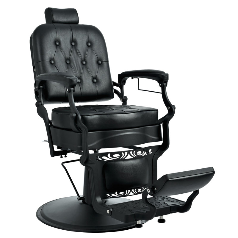 Fauteuil de coiffeur inclinable rétro robuste