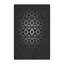 Tapis noir tissé à la machine-417417511