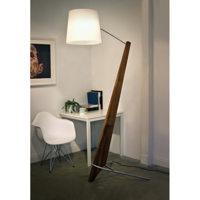 Silva Floor Lamp, Walnut