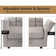 Calkins Modular Sofa Lounge Loveseat With Double Storage Ottoman