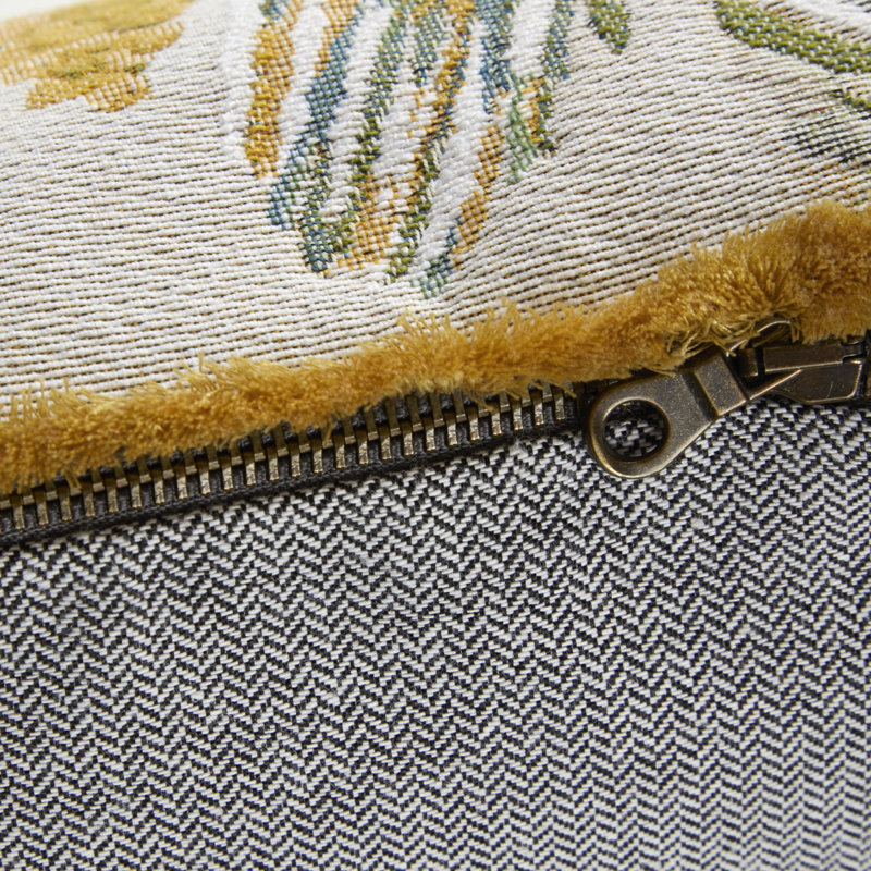 Manaca Decorative Pillow, Green/White/Yellow