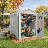 6 Ft. W X 4 Ft. D Resin Outdoor Storage Shed With Floor, Resin Shed With Window And Lockable Door