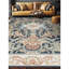 Hand-Knotted High-Quality Blue and Beige Area Rug