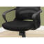 Chaise de bureau ergonomique et pivotante, hauteur réglable et siège extra large, filet noir et métal, pour chaise de travail d'ordinateur avec hauteur, pivotante, rembourrée