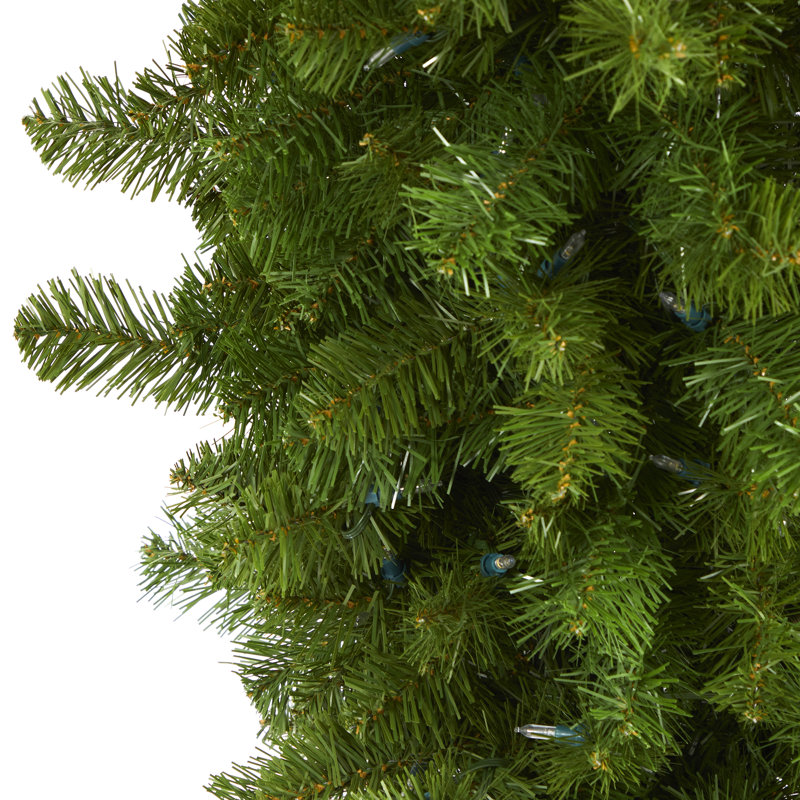 96' H Lighted Artificial Spruce Christmas Tree