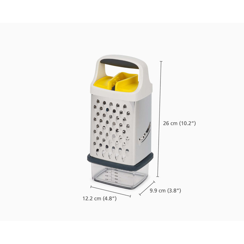 Multi-grip Box Grater With Precision Food Grip